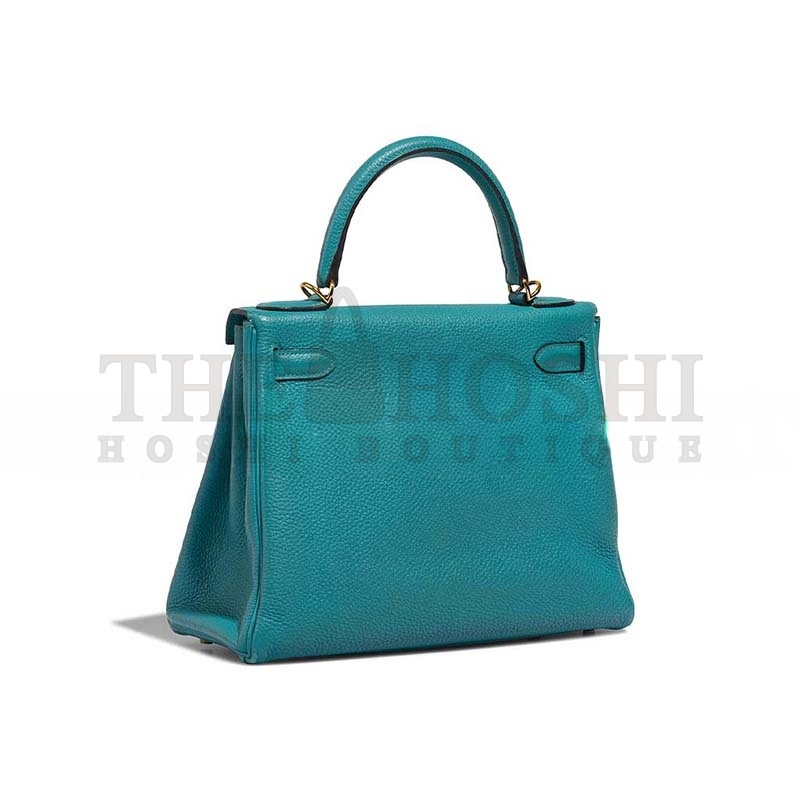 H**me5 KELLY 28 TOGO BLEU PAON  (28*21*10cm) Master Quality